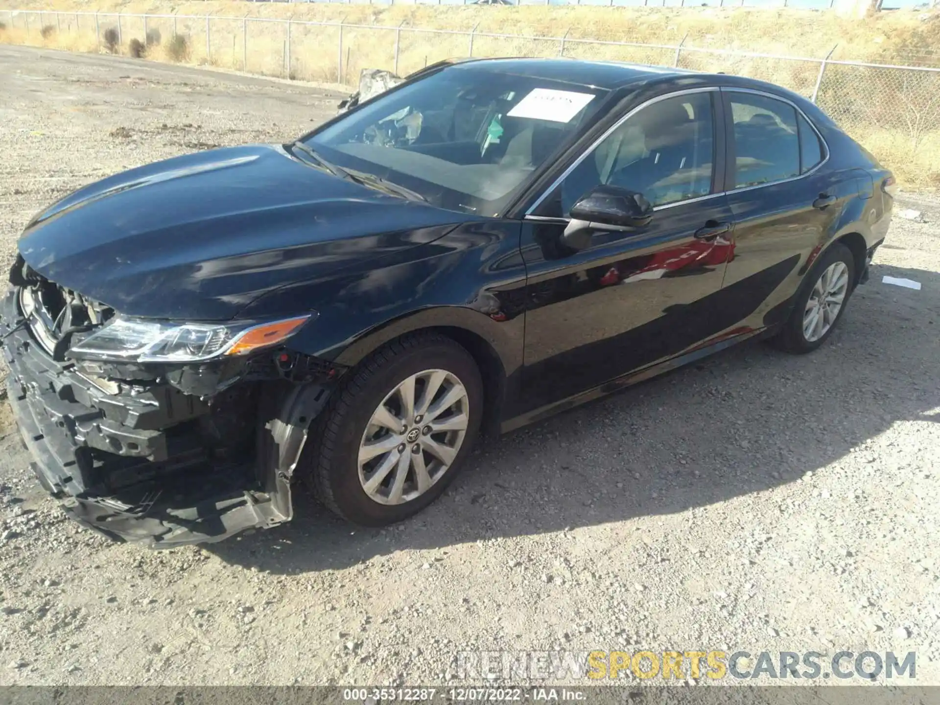 2 Photograph of a damaged car 4T1C11AKXLU971466 TOYOTA CAMRY 2020