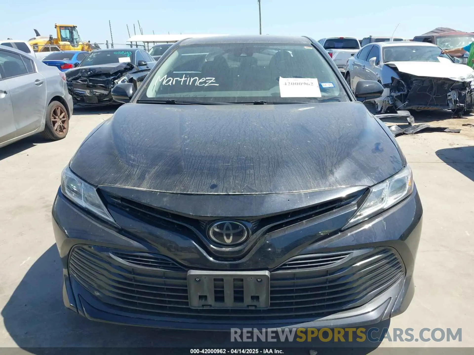 13 Photograph of a damaged car 4T1C11AKXLU984010 TOYOTA CAMRY 2020