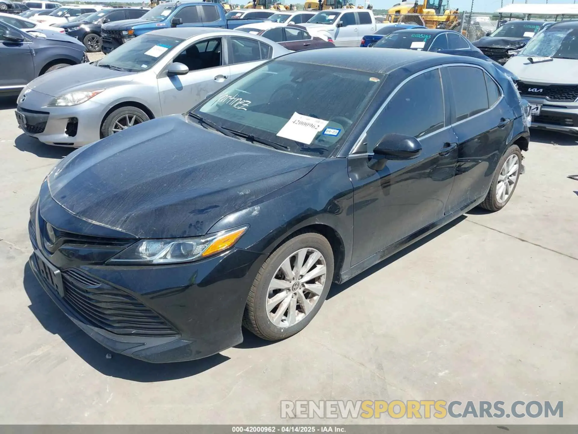 2 Photograph of a damaged car 4T1C11AKXLU984010 TOYOTA CAMRY 2020
