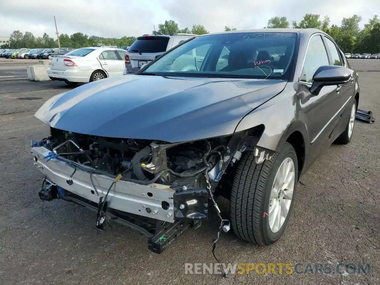 2 Photograph of a damaged car 4T1C11AKXLU984038 TOYOTA CAMRY 2020