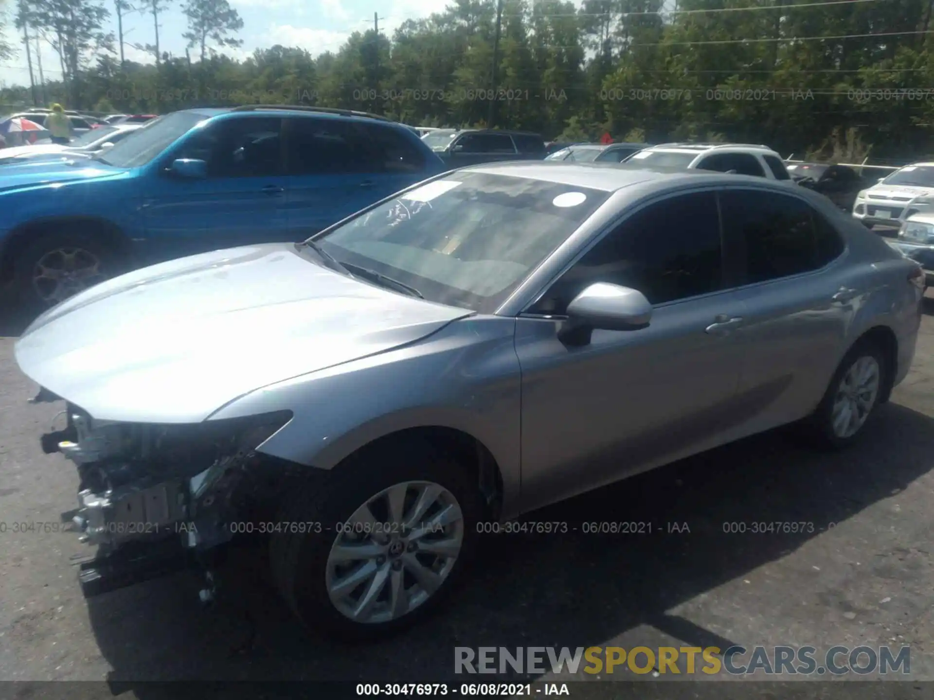 2 Photograph of a damaged car 4T1C11AKXLU994343 TOYOTA CAMRY 2020