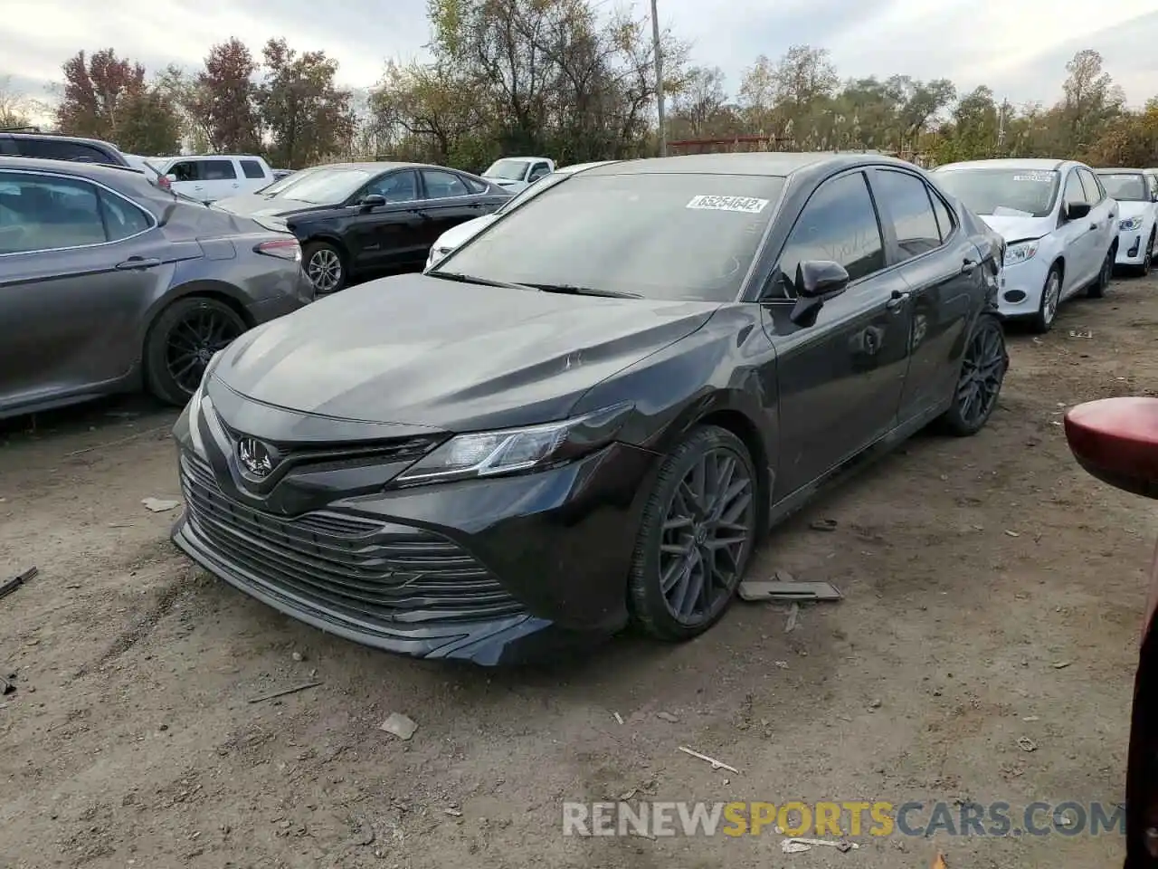 2 Photograph of a damaged car 4T1C11BK0LU019090 TOYOTA CAMRY 2020