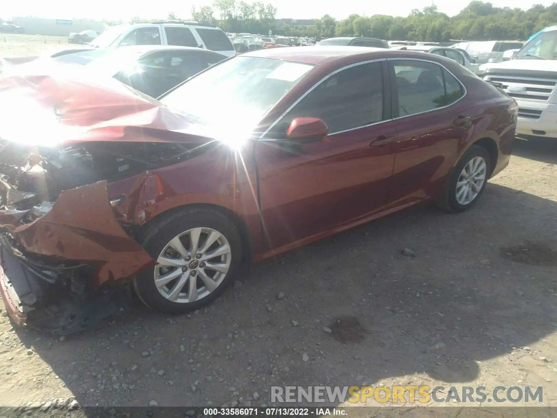 2 Photograph of a damaged car 4T1C11BK1LU002363 TOYOTA CAMRY 2020