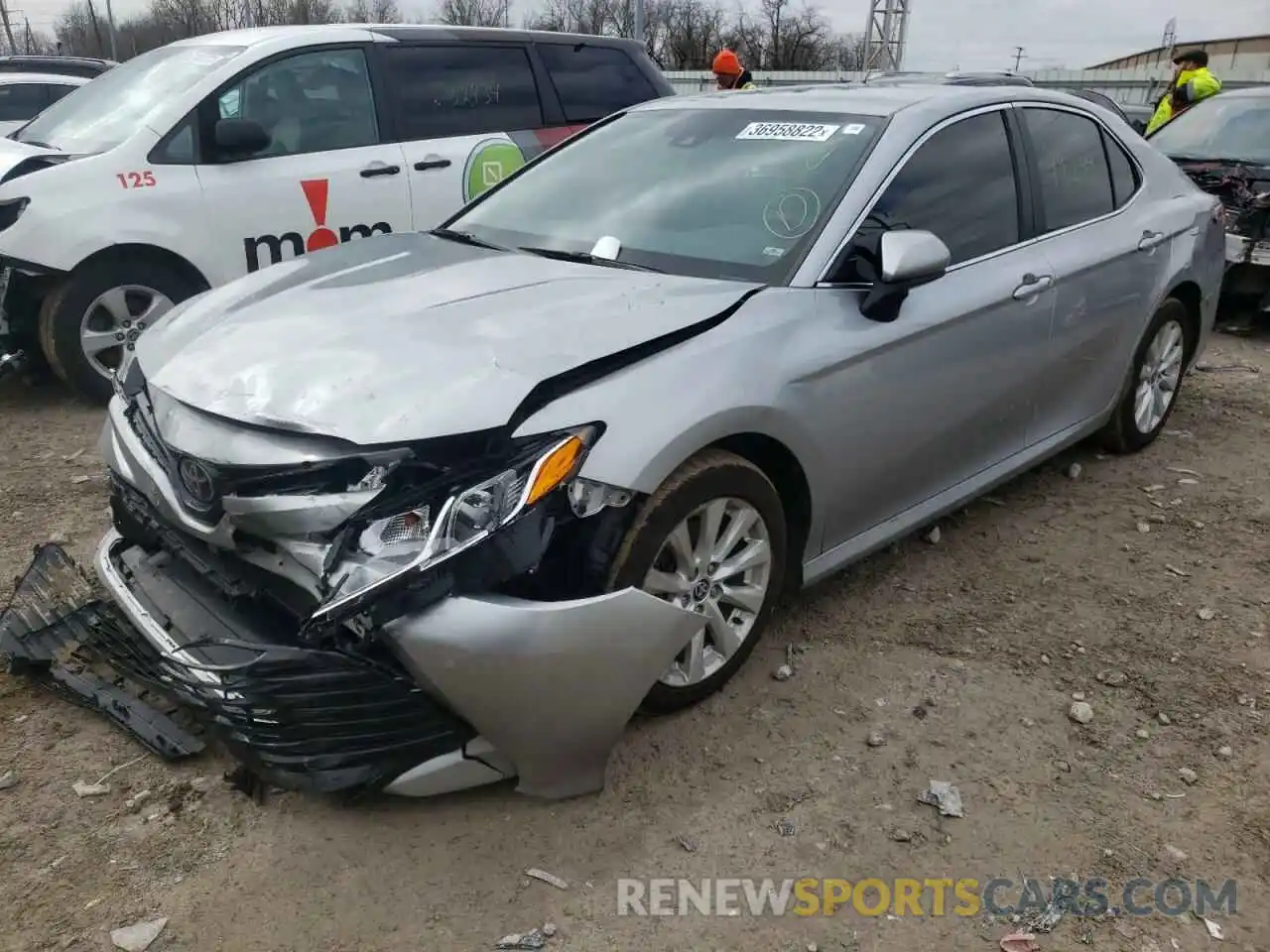 2 Photograph of a damaged car 4T1C11BK1LU012391 TOYOTA CAMRY 2020