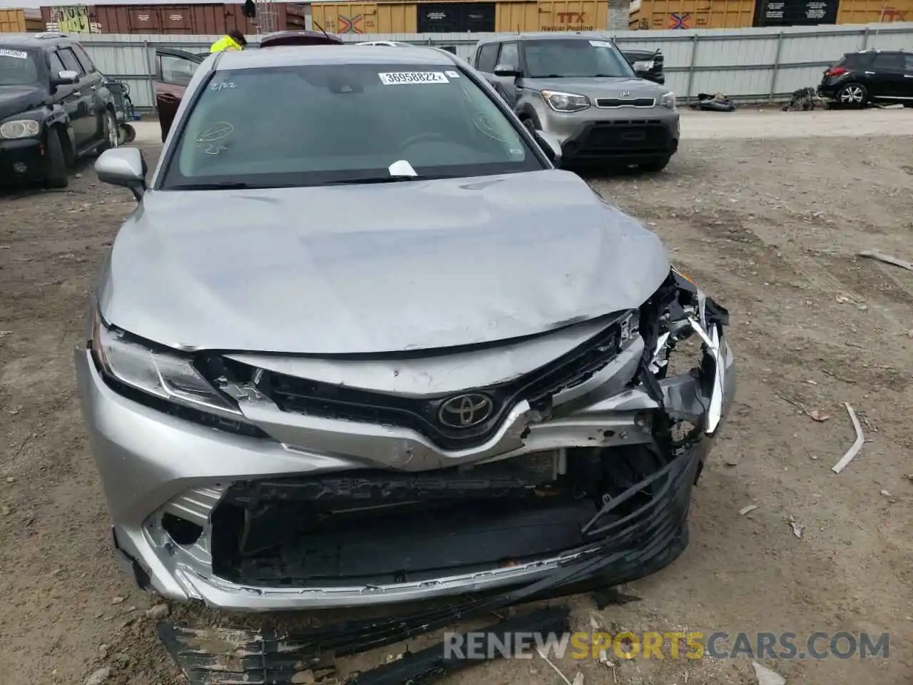 9 Photograph of a damaged car 4T1C11BK1LU012391 TOYOTA CAMRY 2020