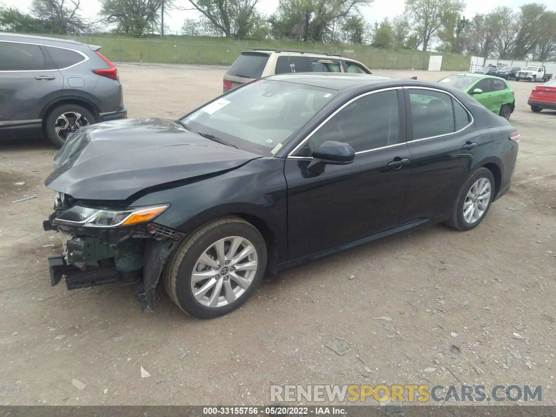 2 Photograph of a damaged car 4T1C11BK3LU013610 TOYOTA CAMRY 2020