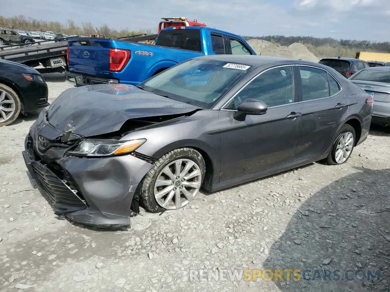 1 Photograph of a damaged car 4T1C11BK3LU013834 TOYOTA CAMRY 2020