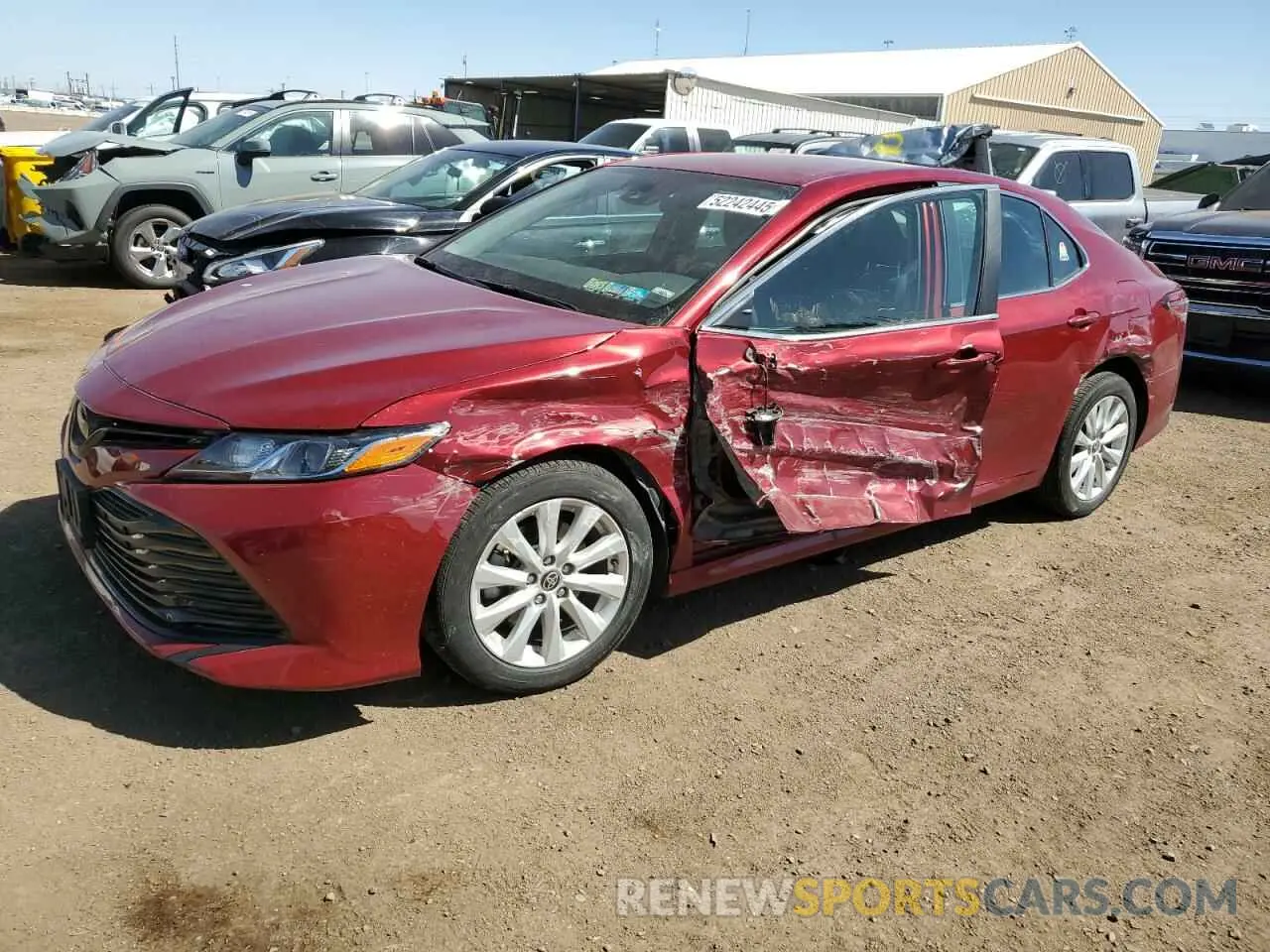 1 Photograph of a damaged car 4T1C11BK4LU017567 TOYOTA CAMRY 2020