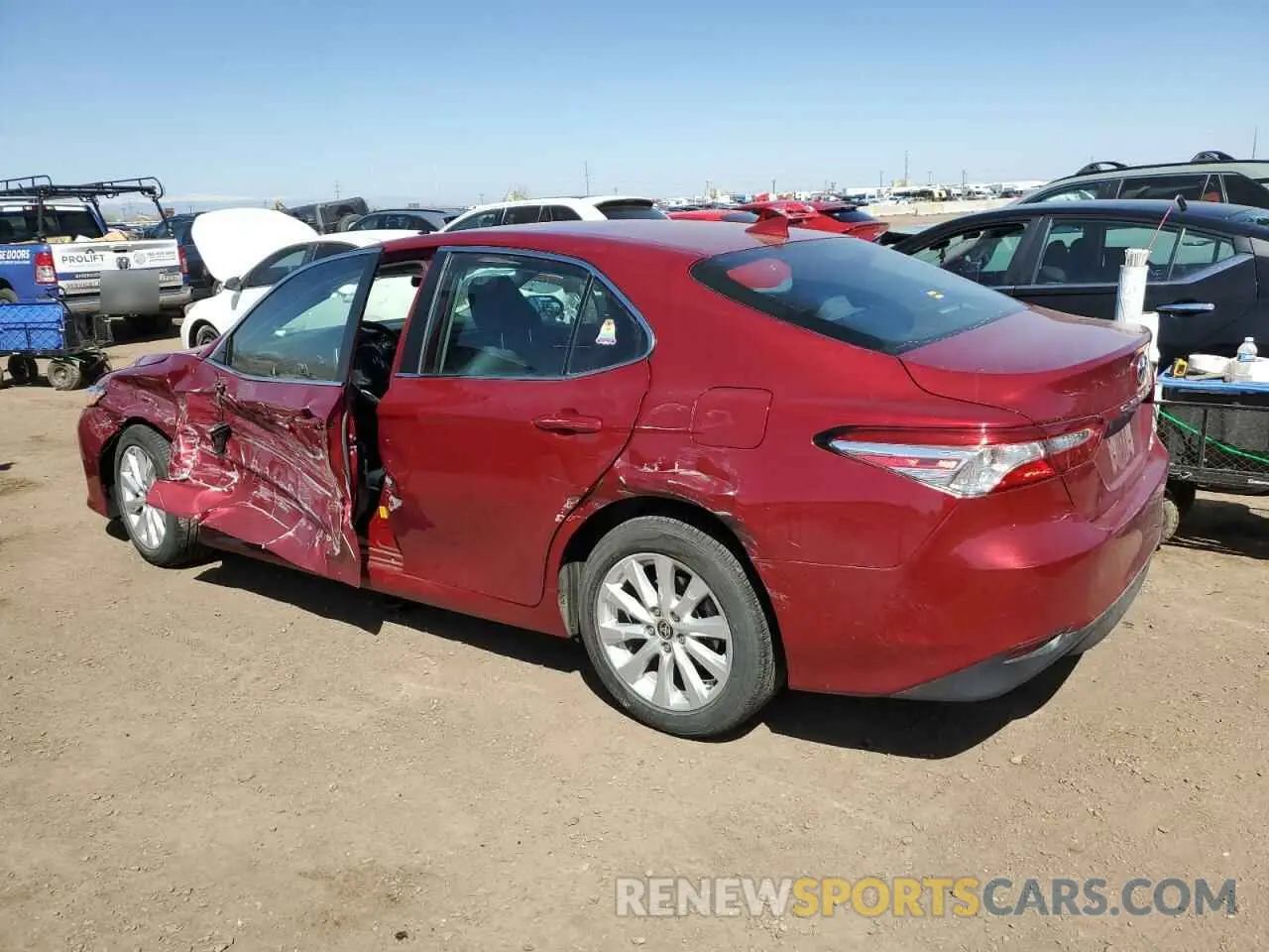 2 Photograph of a damaged car 4T1C11BK4LU017567 TOYOTA CAMRY 2020