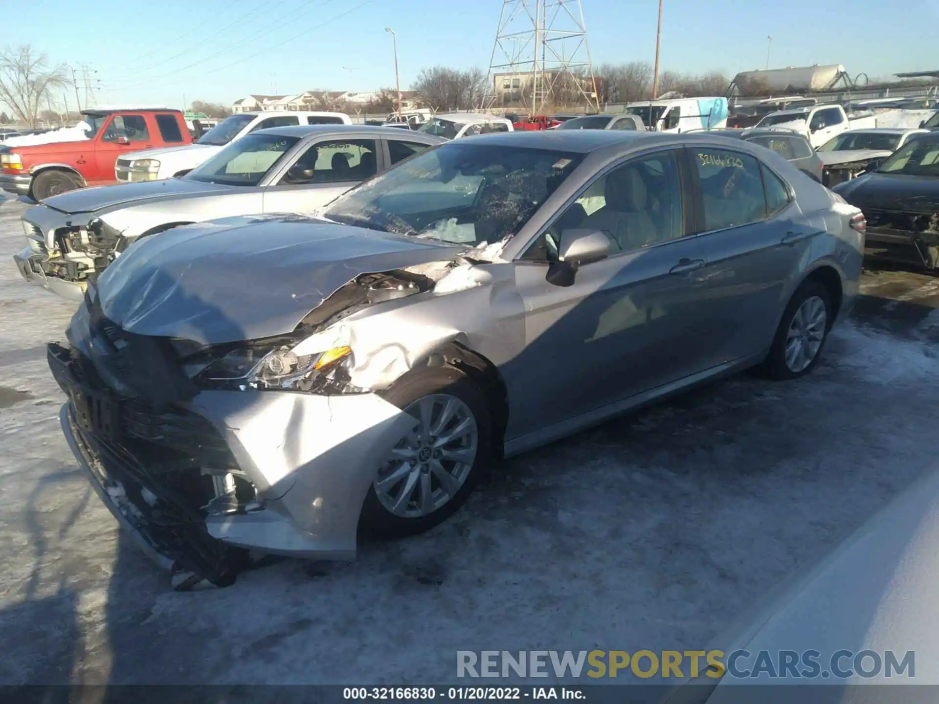 2 Photograph of a damaged car 4T1C11BK6LU013665 TOYOTA CAMRY 2020