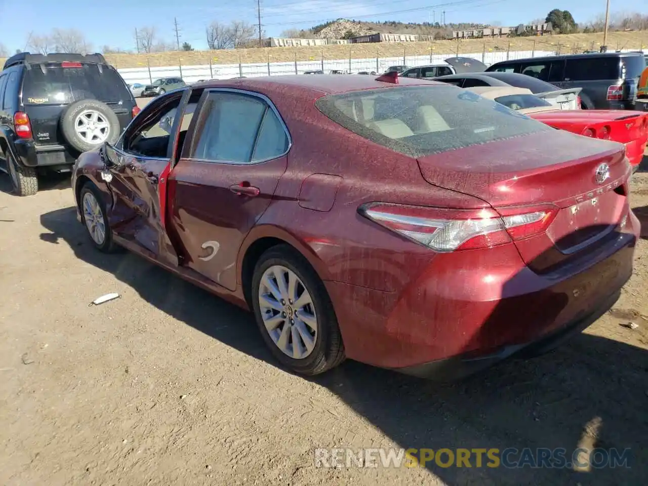 2 Photograph of a damaged car 4T1C11BK7LU016641 TOYOTA CAMRY 2020