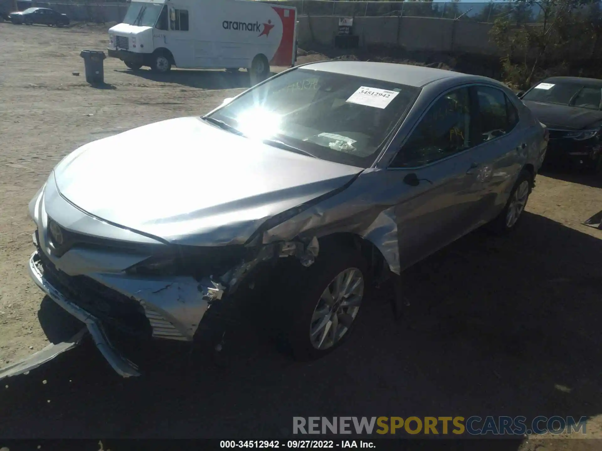 2 Photograph of a damaged car 4T1C11BK7LU018521 TOYOTA CAMRY 2020