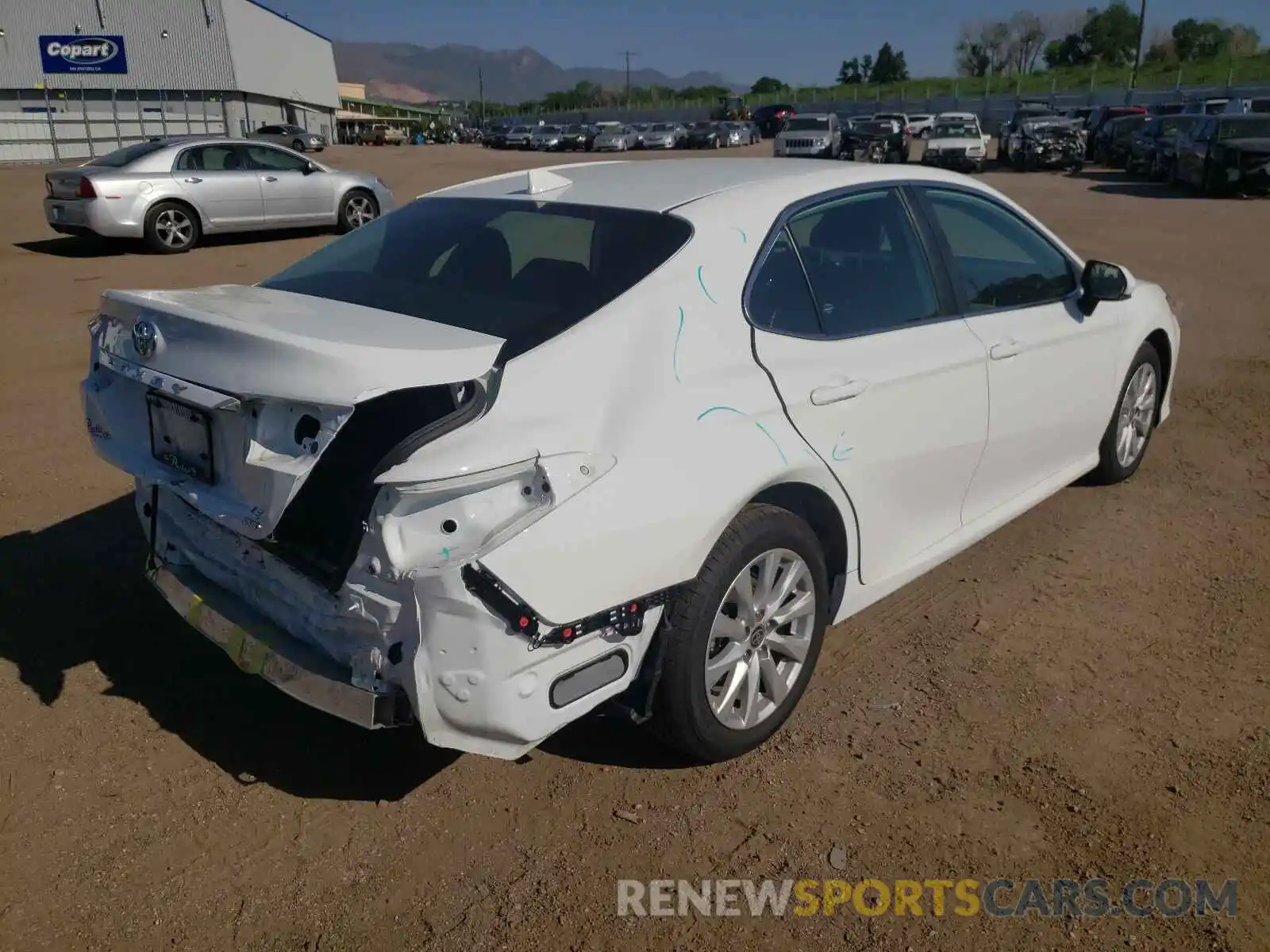 4 Photograph of a damaged car 4T1C11BK8LU010153 TOYOTA CAMRY 2020