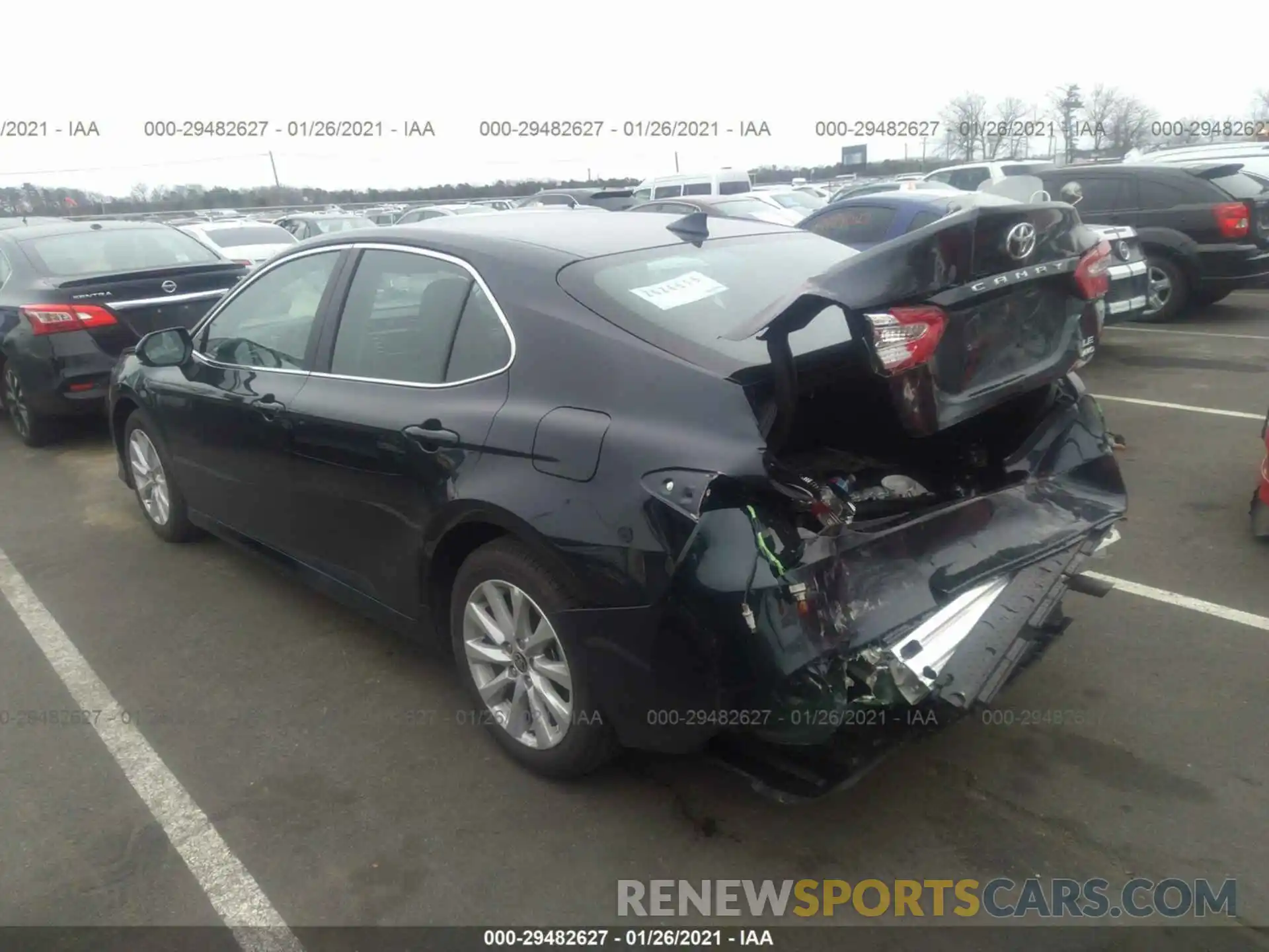 3 Photograph of a damaged car 4T1C11BK9LU016642 TOYOTA CAMRY 2020