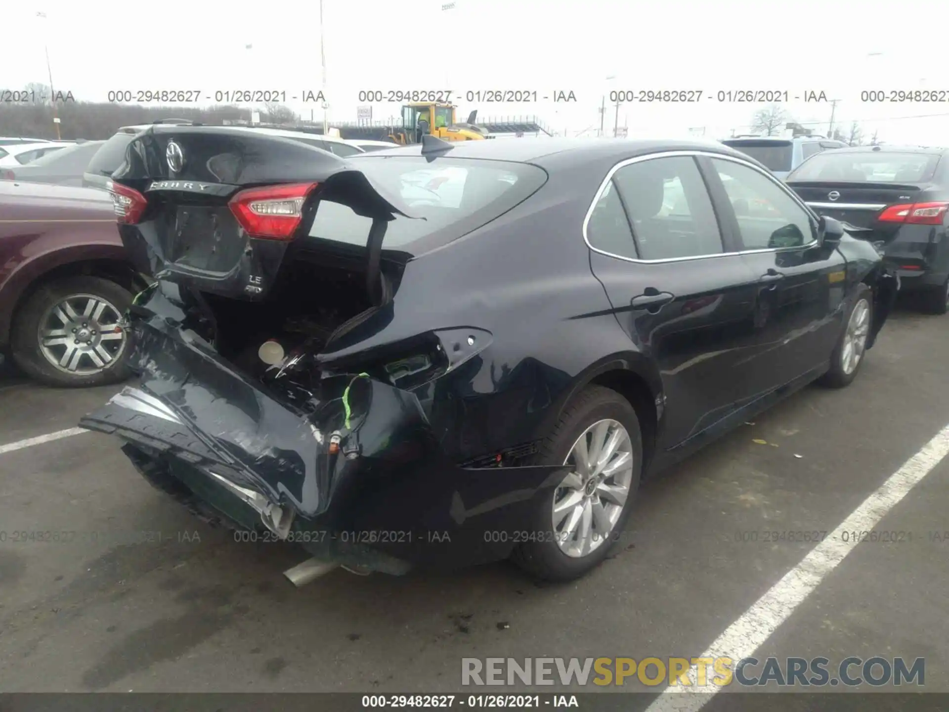 4 Photograph of a damaged car 4T1C11BK9LU016642 TOYOTA CAMRY 2020