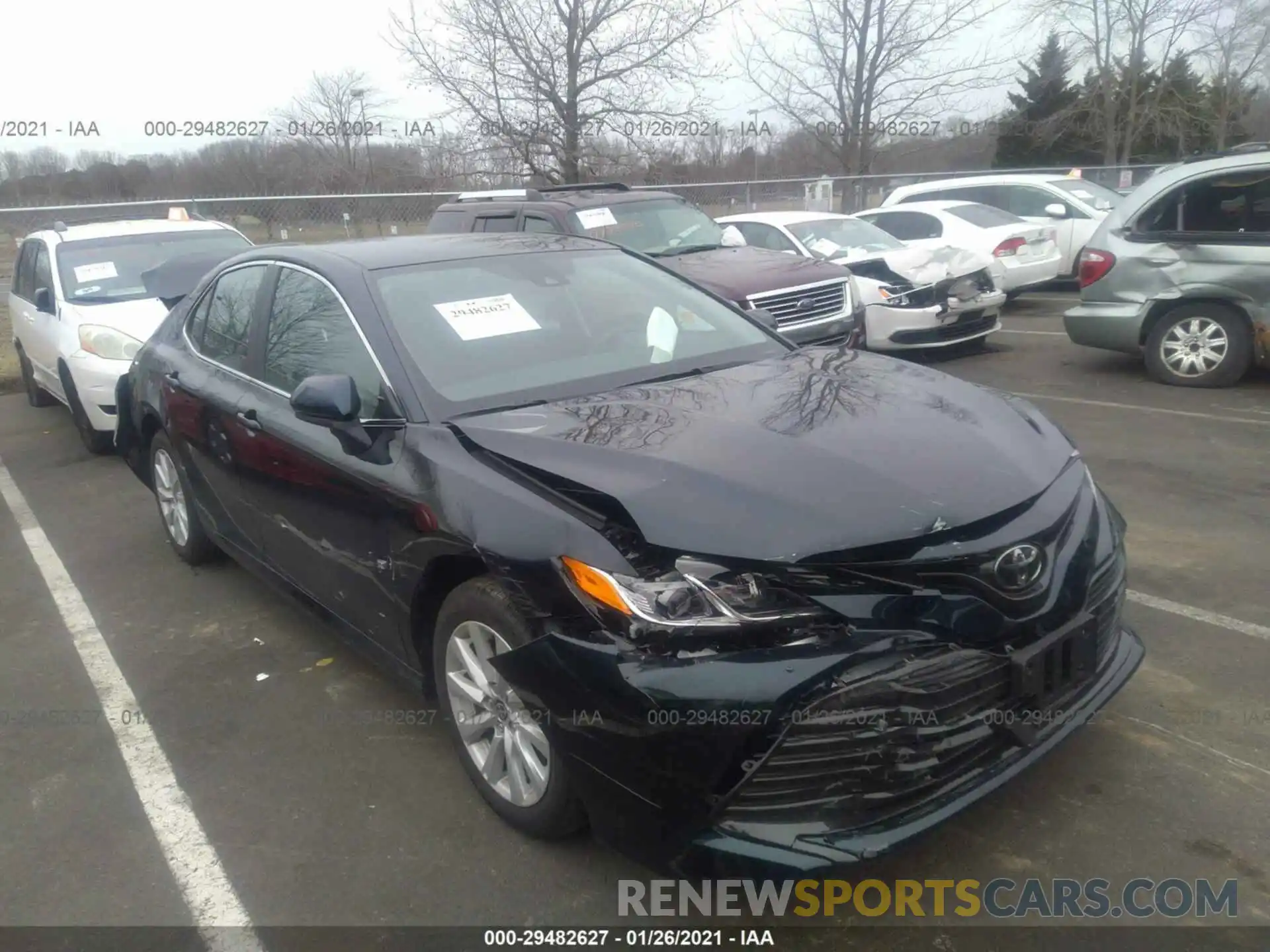 6 Photograph of a damaged car 4T1C11BK9LU016642 TOYOTA CAMRY 2020