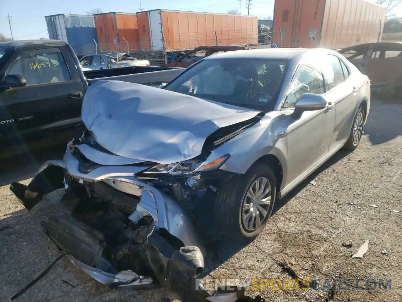 2 Photograph of a damaged car 4T1C31AK0LU518306 TOYOTA CAMRY 2020