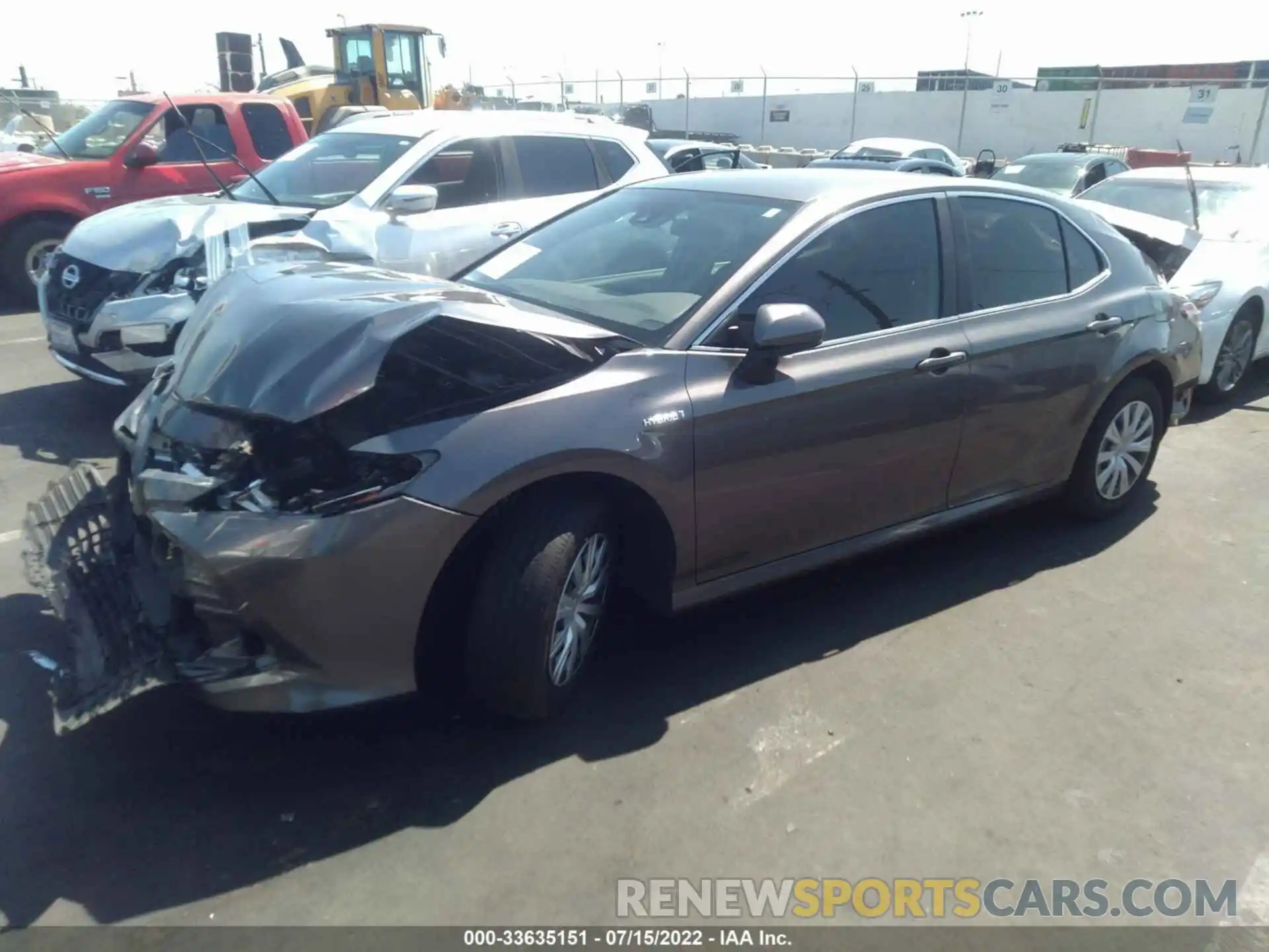 2 Photograph of a damaged car 4T1C31AK0LU542976 TOYOTA CAMRY 2020