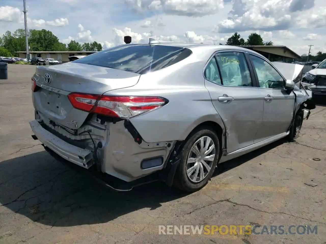 4 Photograph of a damaged car 4T1C31AK0LU544274 TOYOTA CAMRY 2020