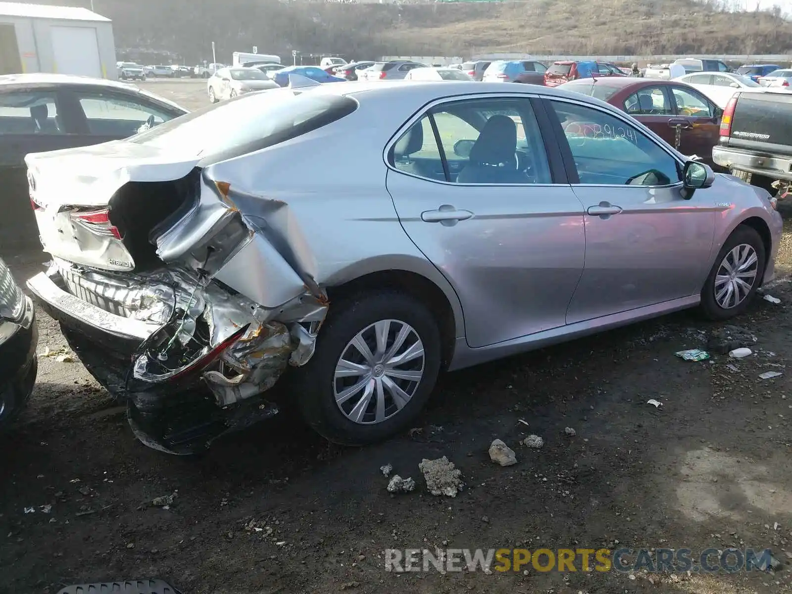 4 Photograph of a damaged car 4T1C31AK1LU019790 TOYOTA CAMRY 2020