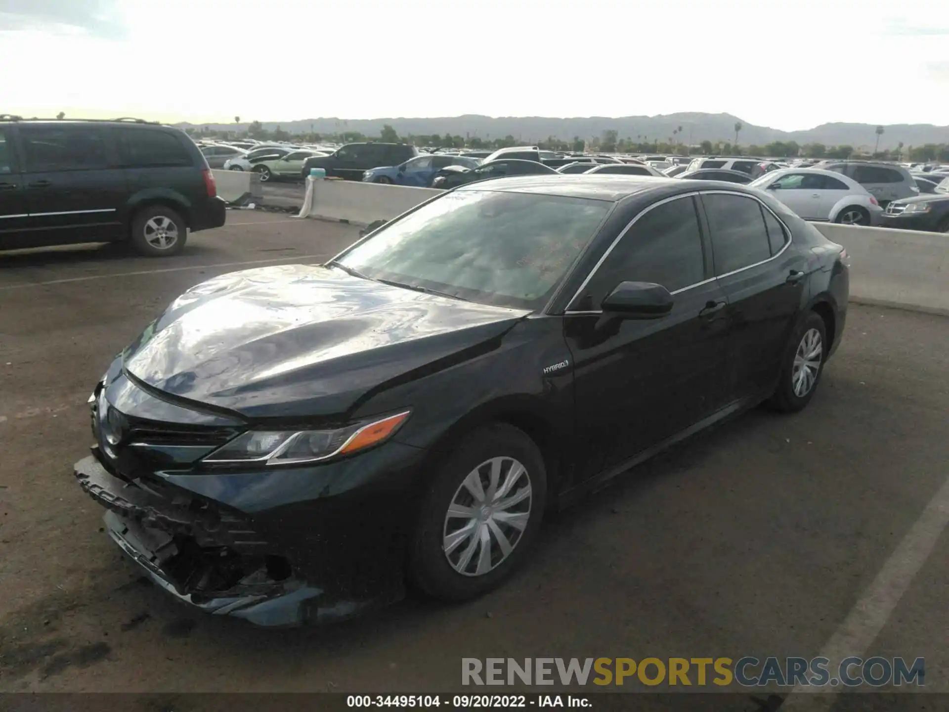 2 Photograph of a damaged car 4T1C31AK1LU532523 TOYOTA CAMRY 2020