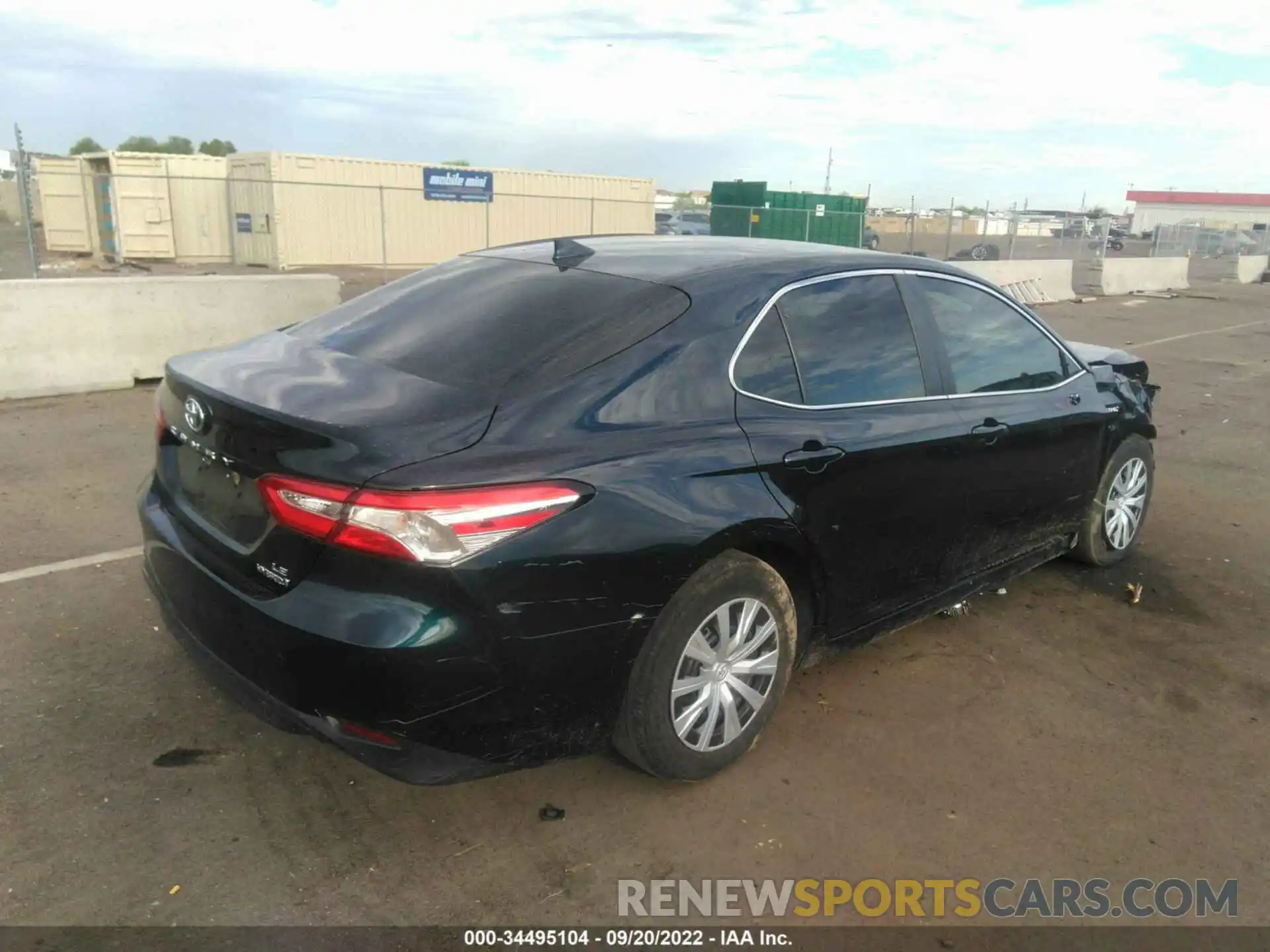 4 Photograph of a damaged car 4T1C31AK1LU532523 TOYOTA CAMRY 2020