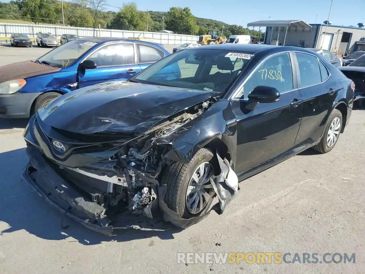 2 Photograph of a damaged car 4T1C31AK1LU536541 TOYOTA CAMRY 2020