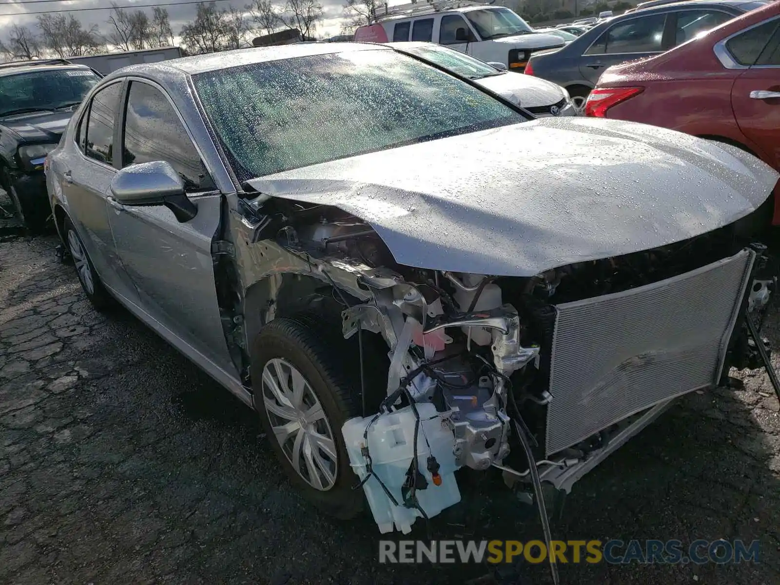 1 Photograph of a damaged car 4T1C31AK1LU544512 TOYOTA CAMRY 2020