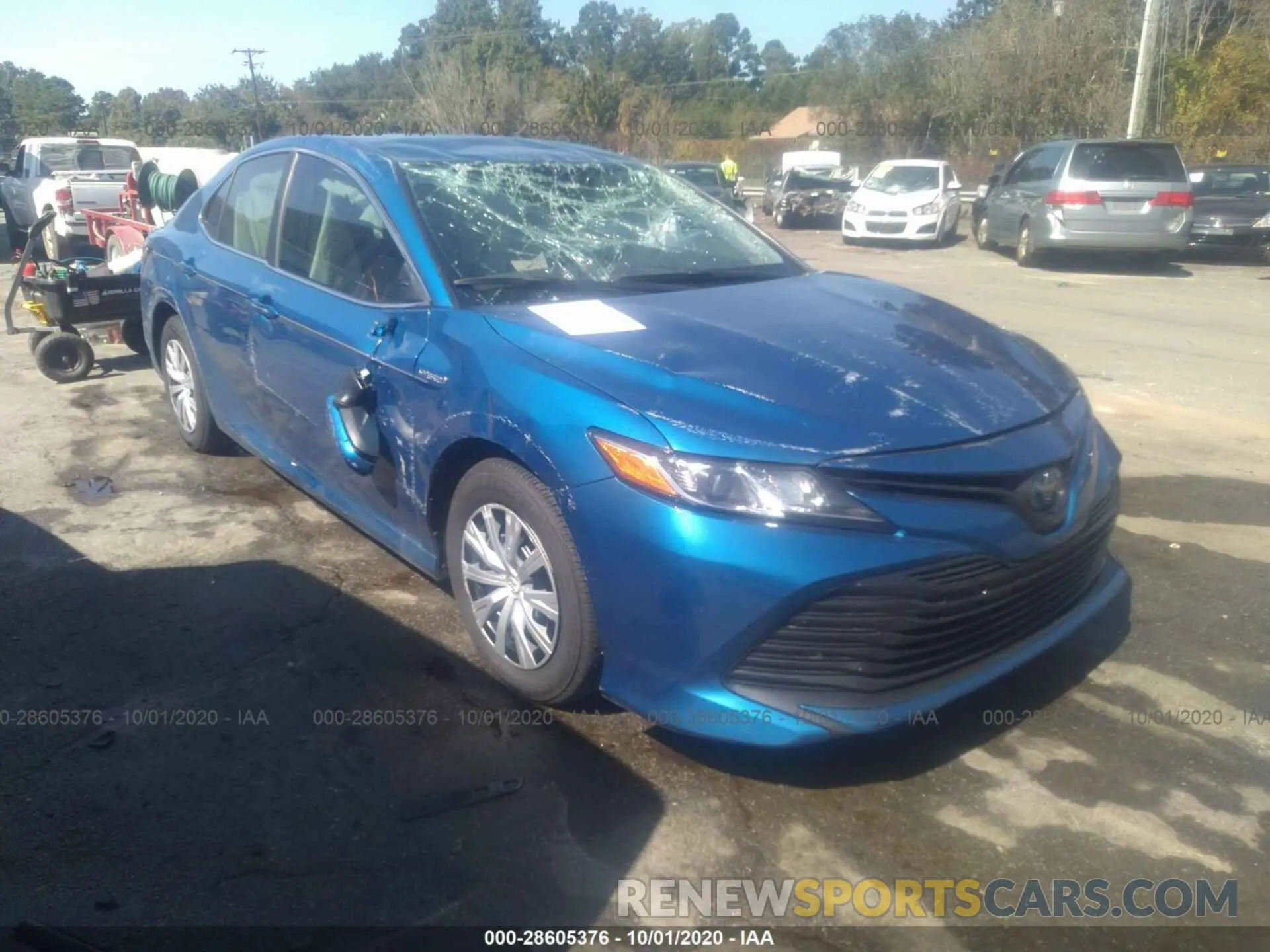 1 Photograph of a damaged car 4T1C31AK2LU013061 TOYOTA CAMRY 2020