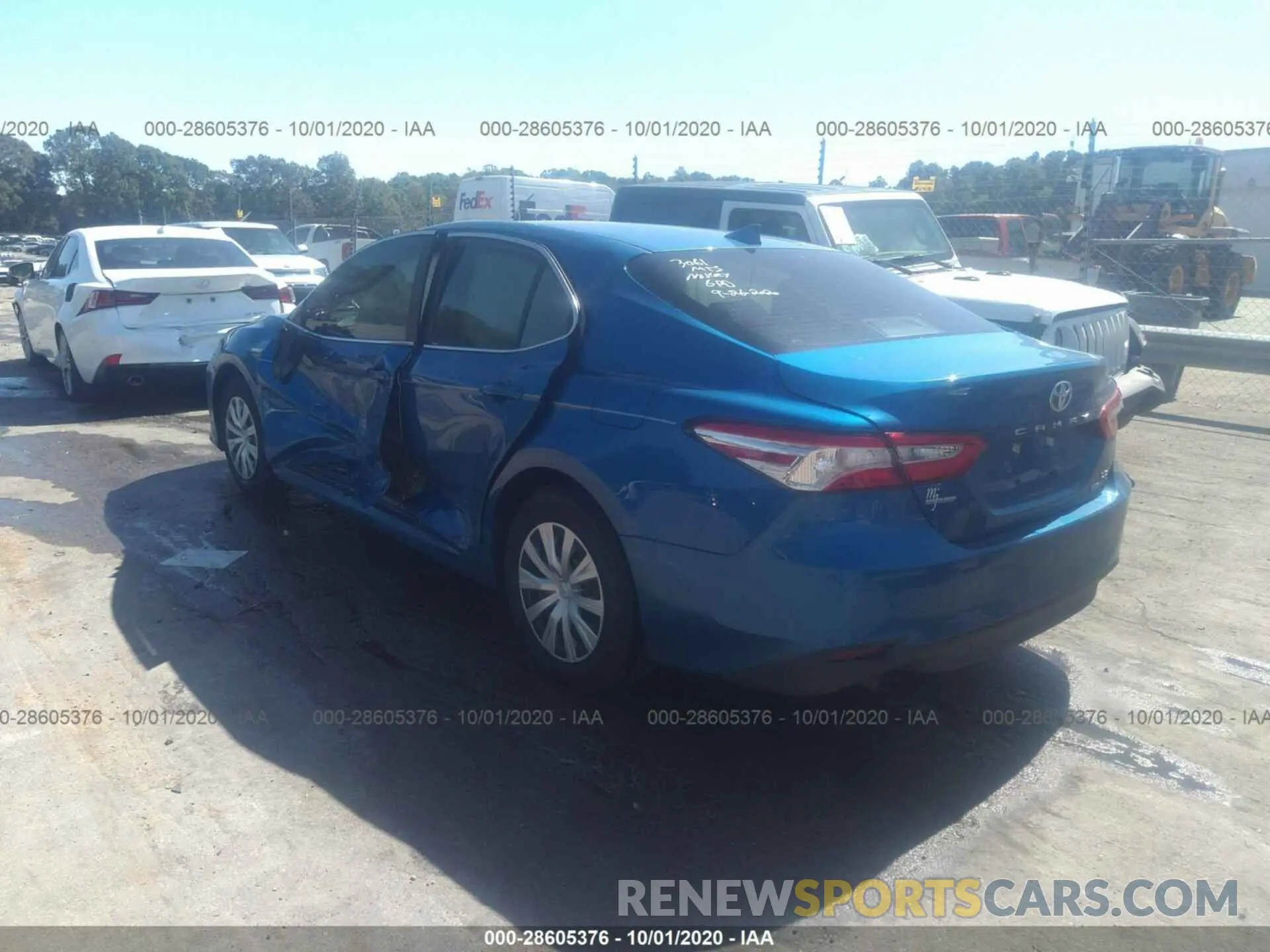 3 Photograph of a damaged car 4T1C31AK2LU013061 TOYOTA CAMRY 2020