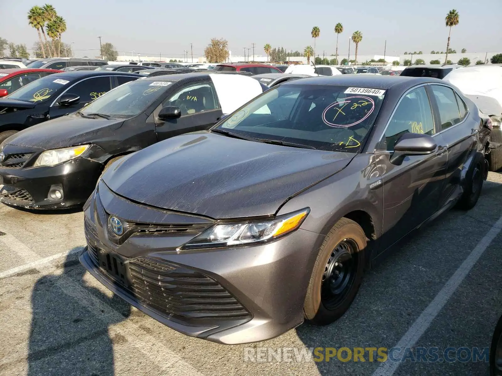 2 Photograph of a damaged car 4T1C31AK2LU523054 TOYOTA CAMRY 2020