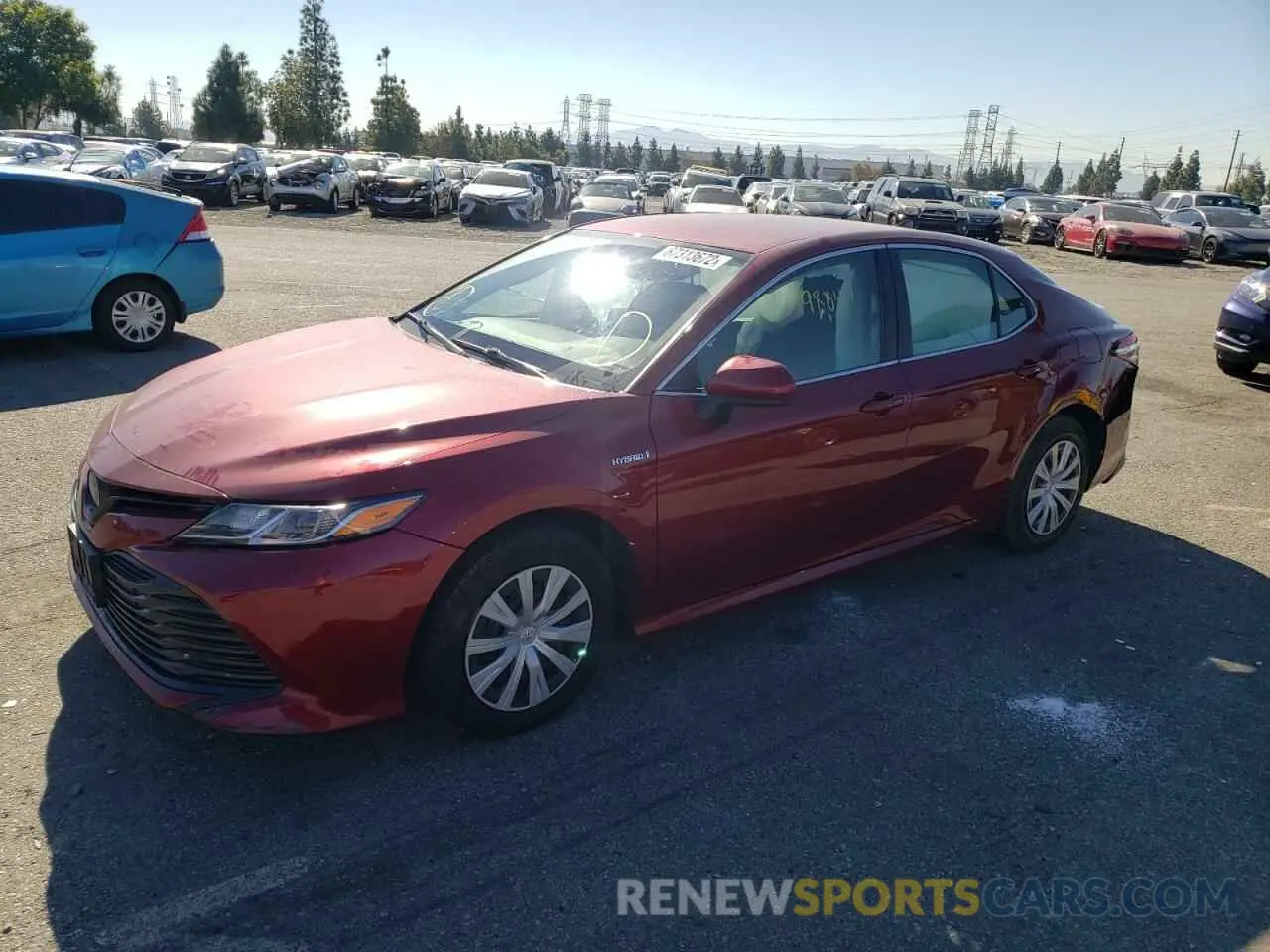 1 Photograph of a damaged car 4T1C31AK2LU526780 TOYOTA CAMRY 2020