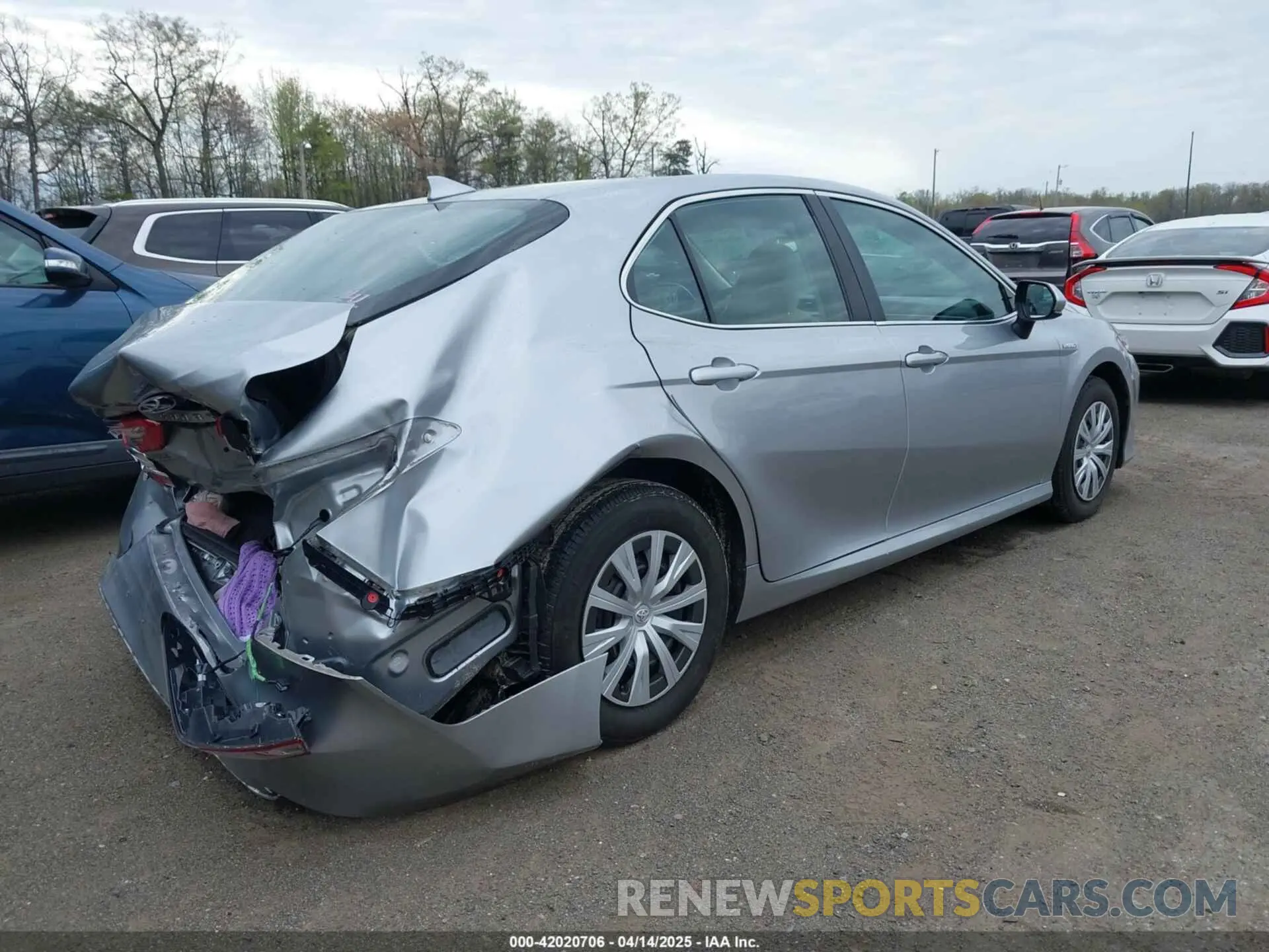 4 Photograph of a damaged car 4T1C31AK2LU530862 TOYOTA CAMRY 2020