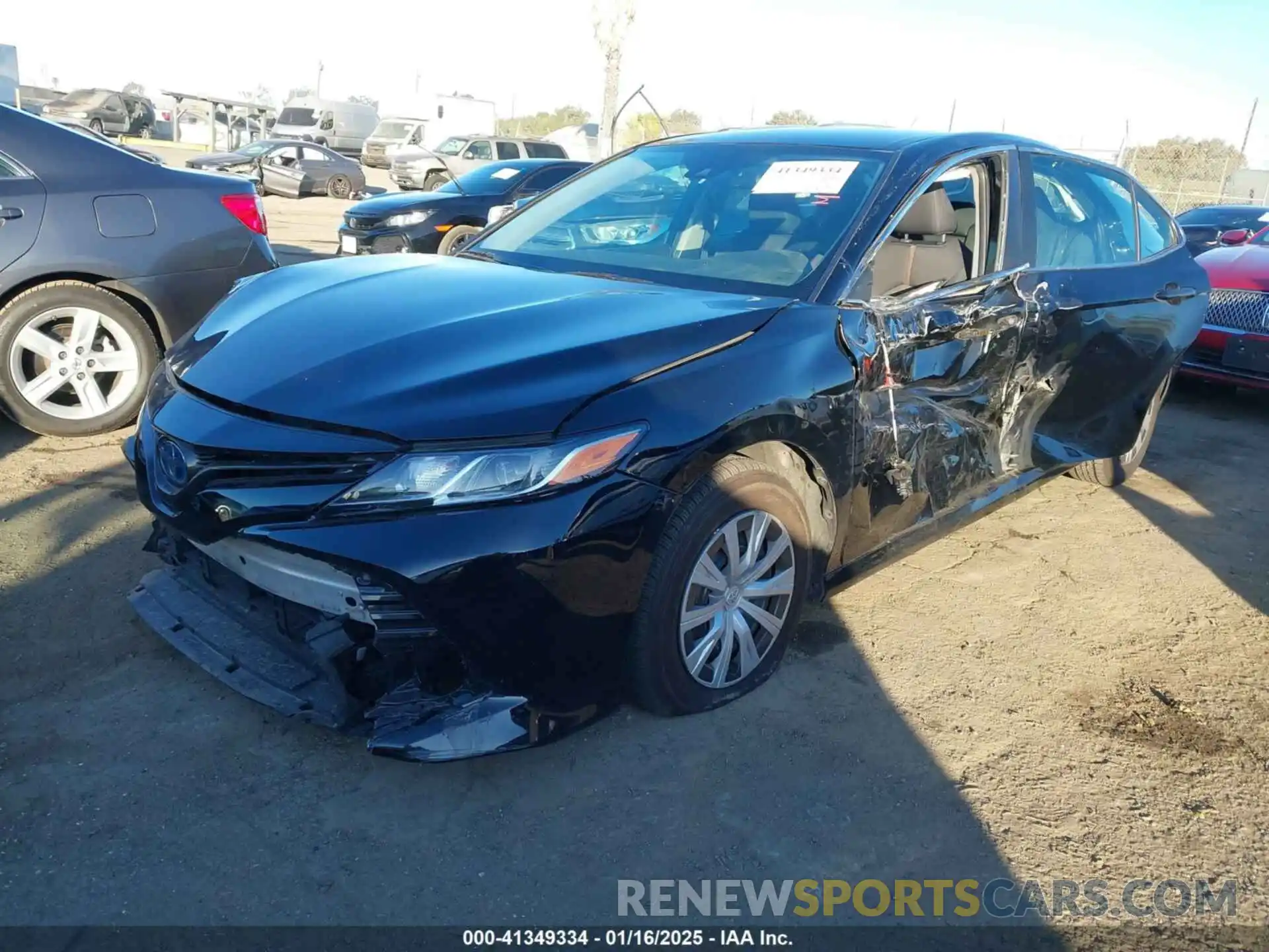 2 Photograph of a damaged car 4T1C31AK2LU536841 TOYOTA CAMRY 2020