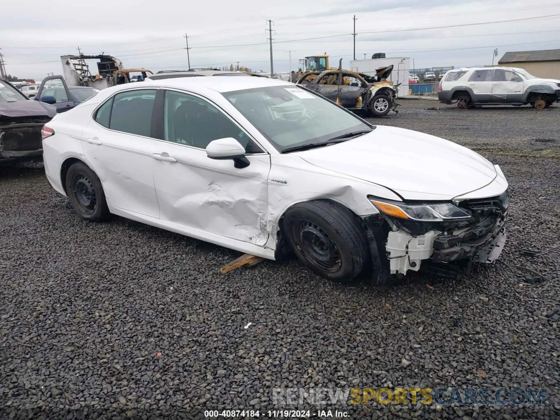 1 Photograph of a damaged car 4T1C31AK2LU539139 TOYOTA CAMRY 2020