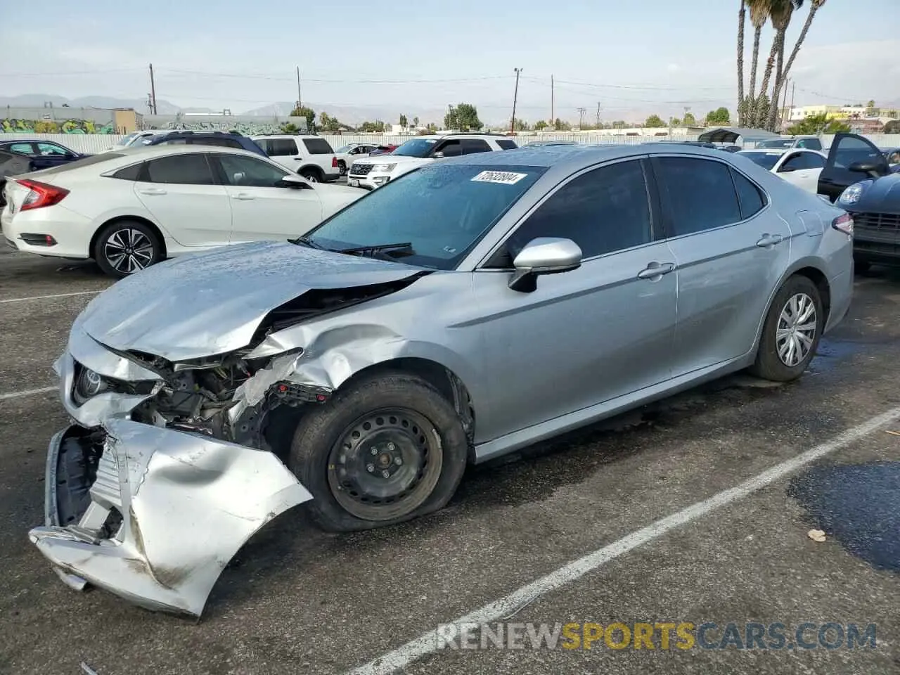 1 Photograph of a damaged car 4T1C31AK2LU544714 TOYOTA CAMRY 2020