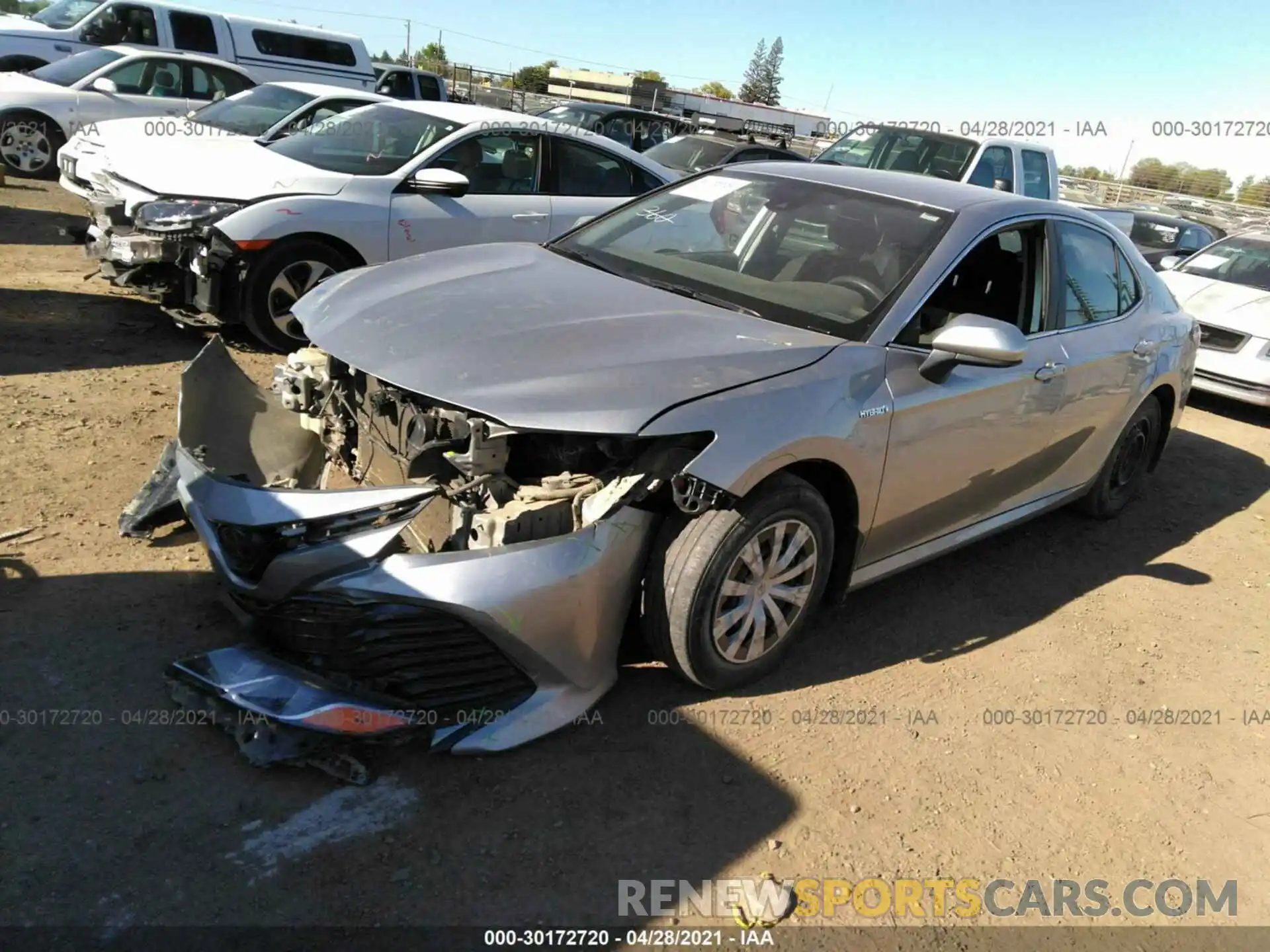 2 Photograph of a damaged car 4T1C31AK3LU526626 TOYOTA CAMRY 2020