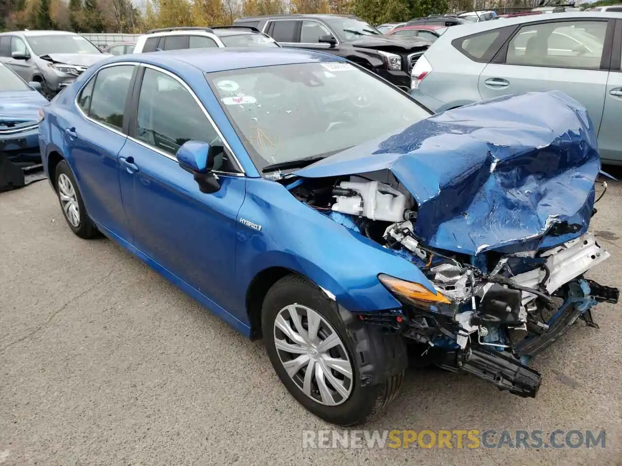 1 Photograph of a damaged car 4T1C31AK4LU015412 TOYOTA CAMRY 2020