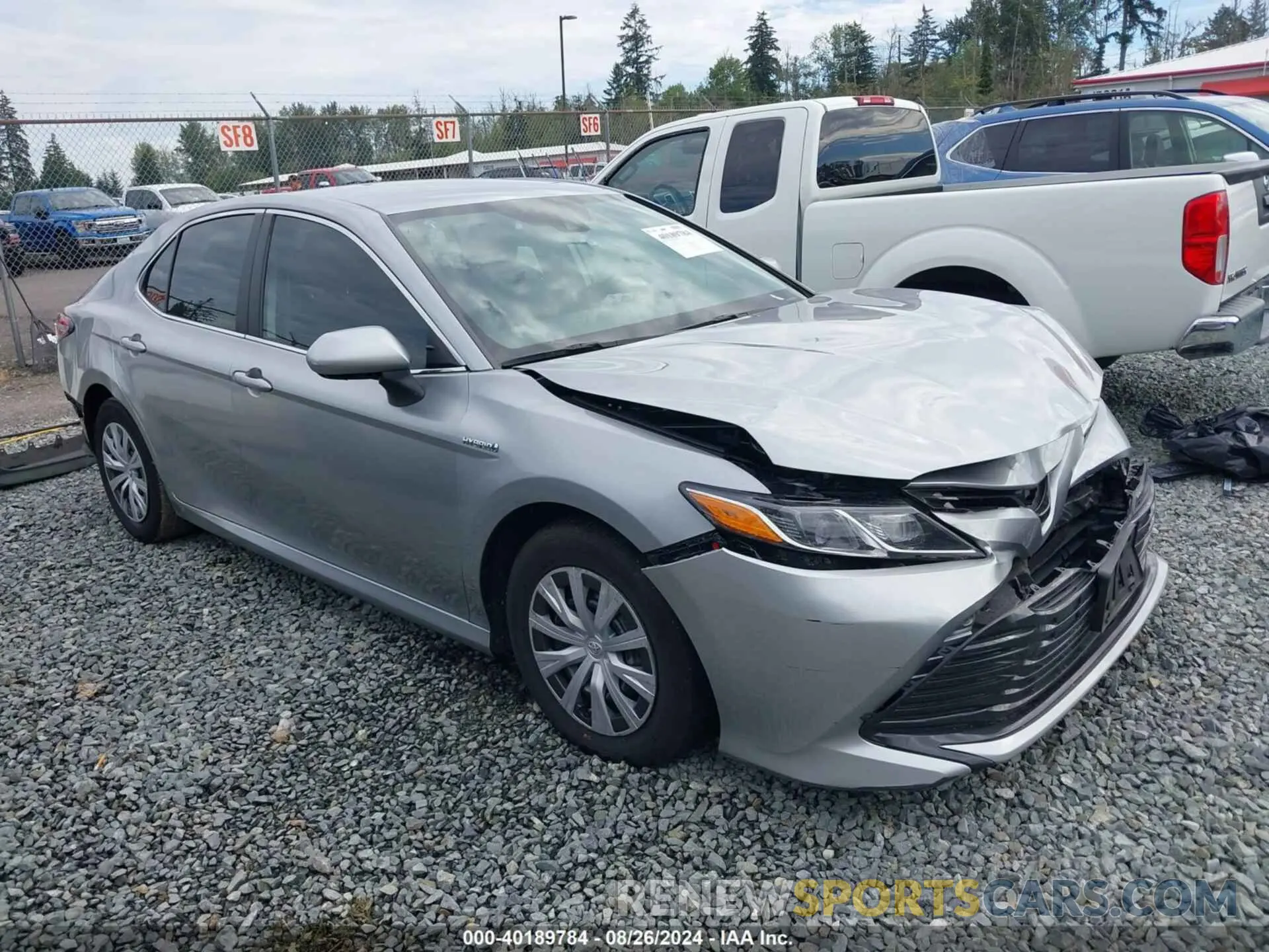 1 Photograph of a damaged car 4T1C31AK4LU524058 TOYOTA CAMRY 2020