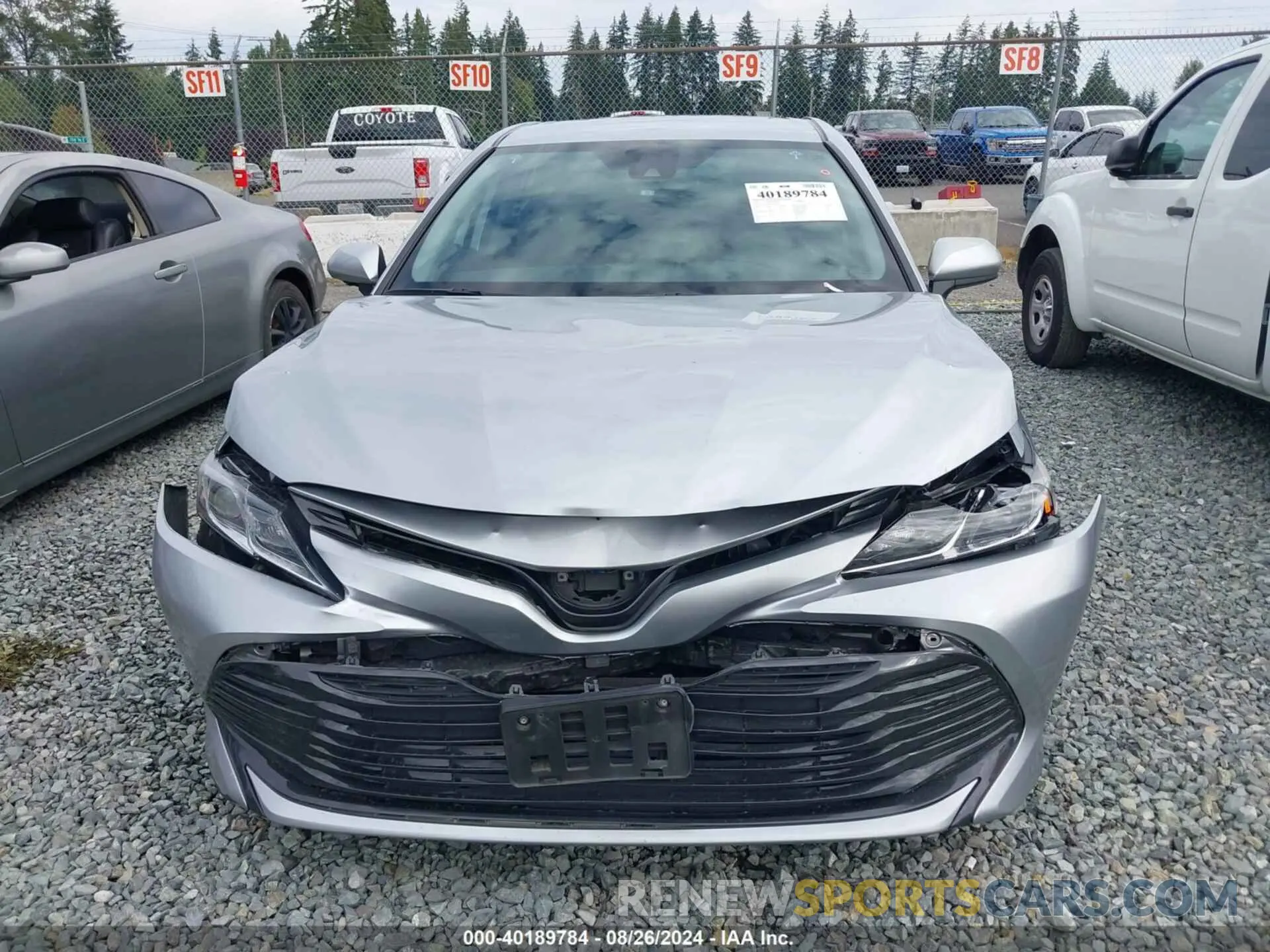 13 Photograph of a damaged car 4T1C31AK4LU524058 TOYOTA CAMRY 2020