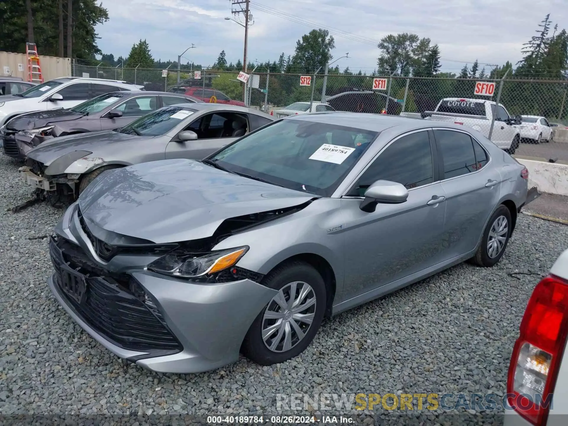 2 Photograph of a damaged car 4T1C31AK4LU524058 TOYOTA CAMRY 2020