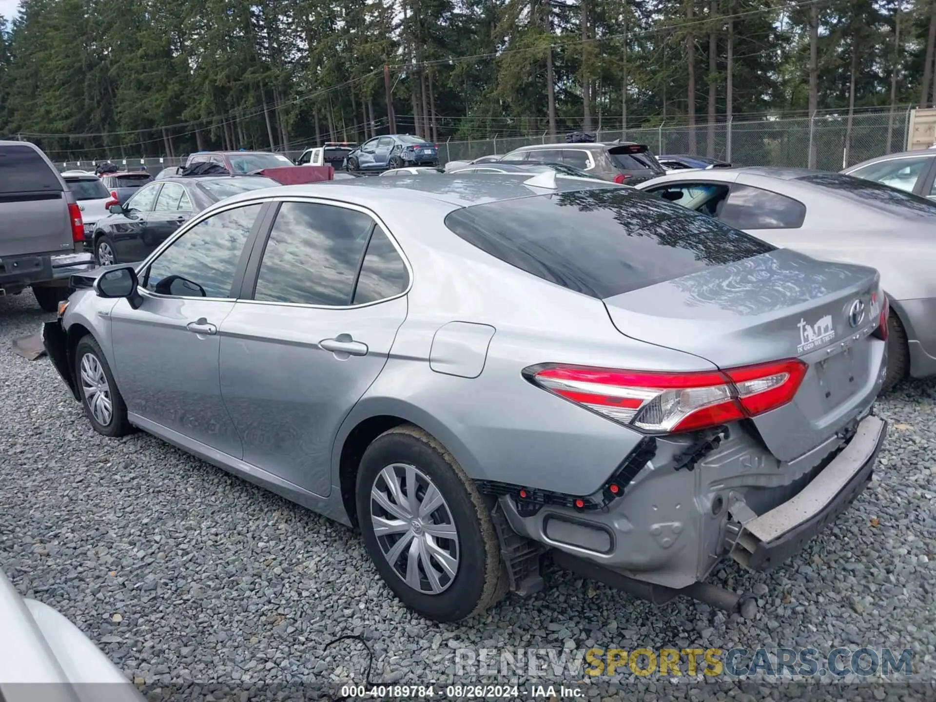 3 Photograph of a damaged car 4T1C31AK4LU524058 TOYOTA CAMRY 2020