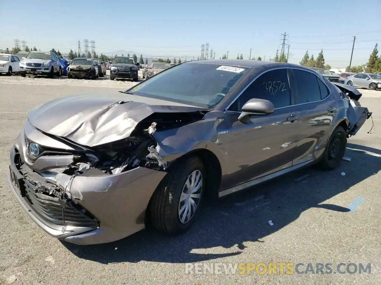 2 Photograph of a damaged car 4T1C31AK4LU533200 TOYOTA CAMRY 2020