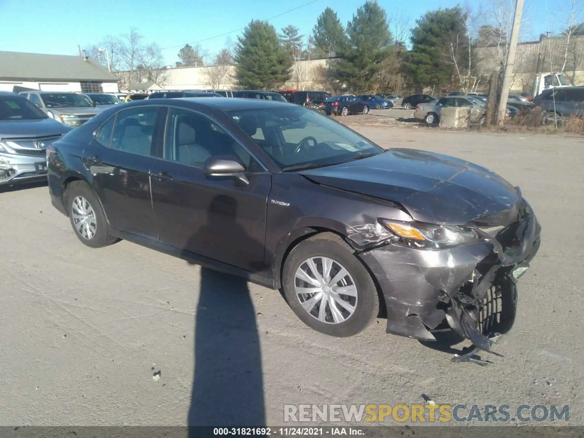 1 Photograph of a damaged car 4T1C31AK4LU533231 TOYOTA CAMRY 2020