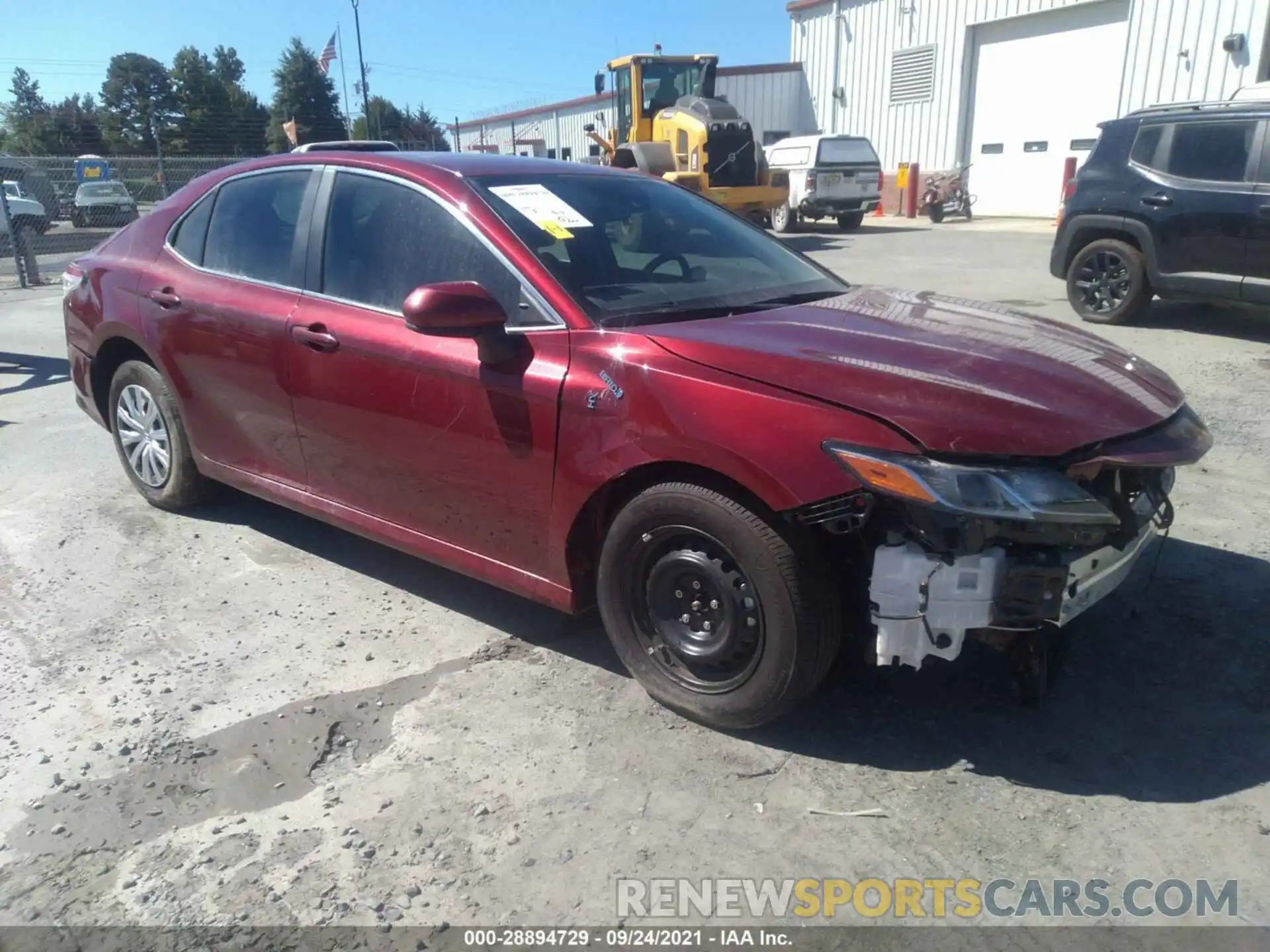 1 Photograph of a damaged car 4T1C31AK5LU521993 TOYOTA CAMRY 2020