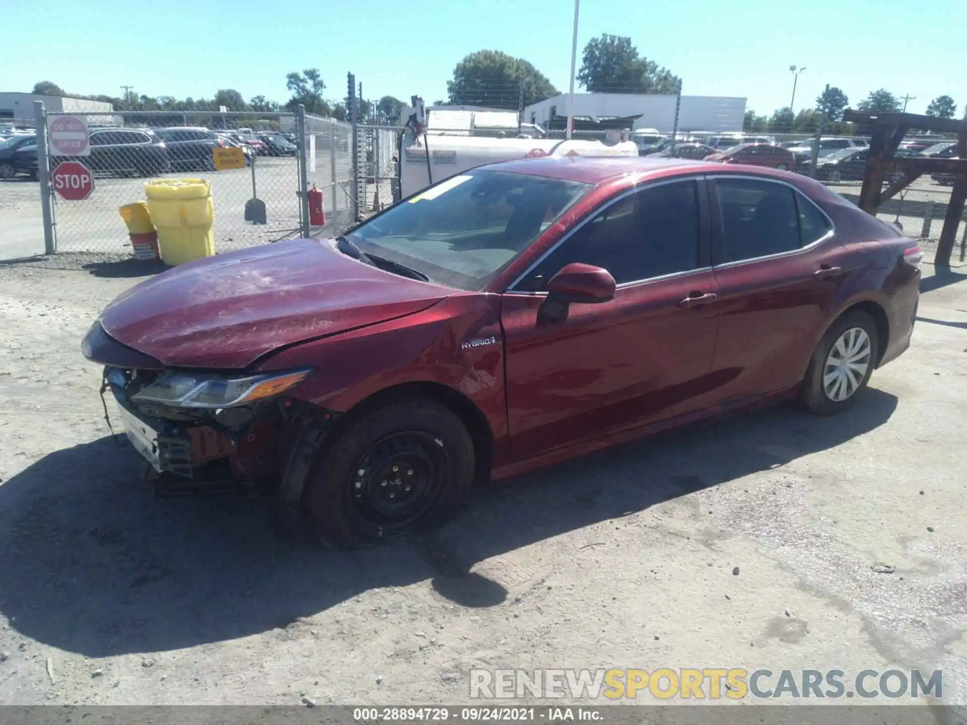 2 Photograph of a damaged car 4T1C31AK5LU521993 TOYOTA CAMRY 2020