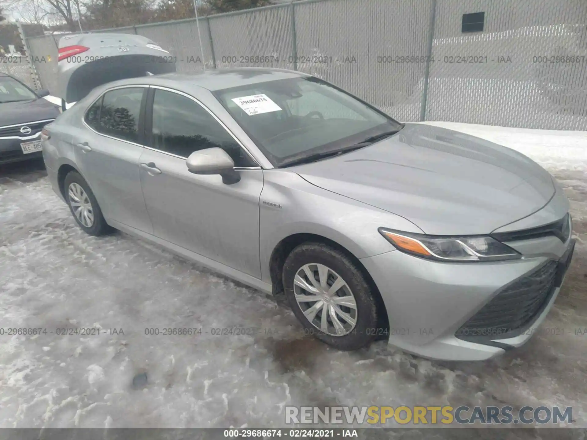 1 Photograph of a damaged car 4T1C31AK5LU522464 TOYOTA CAMRY 2020