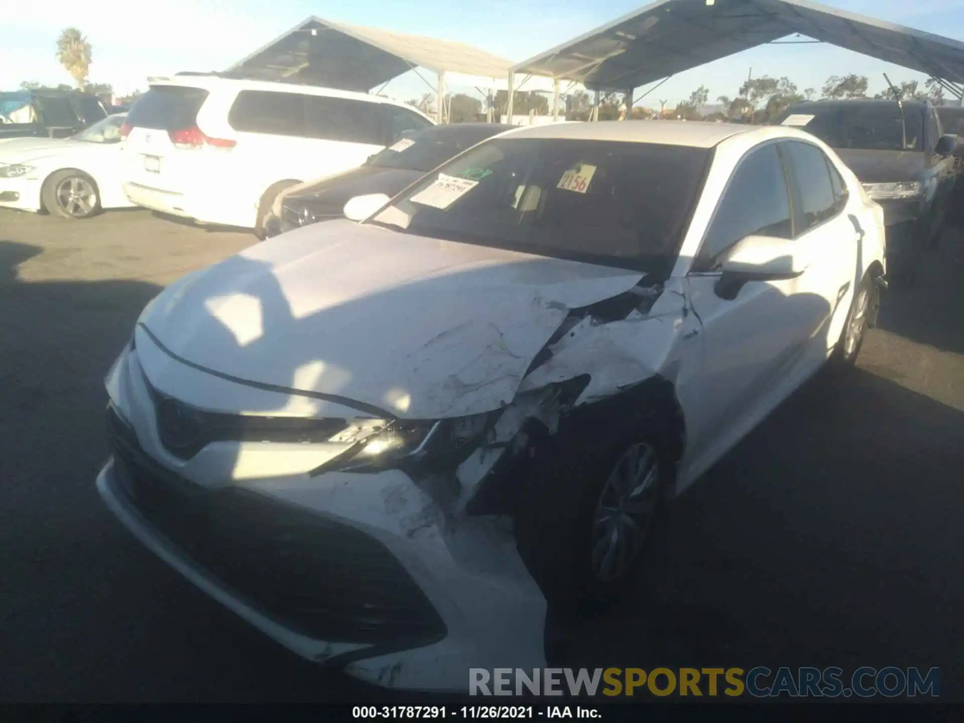 2 Photograph of a damaged car 4T1C31AK5LU527180 TOYOTA CAMRY 2020