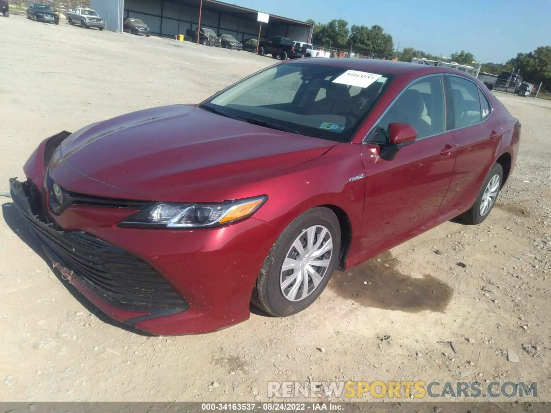 2 Photograph of a damaged car 4T1C31AK5LU536820 TOYOTA CAMRY 2020