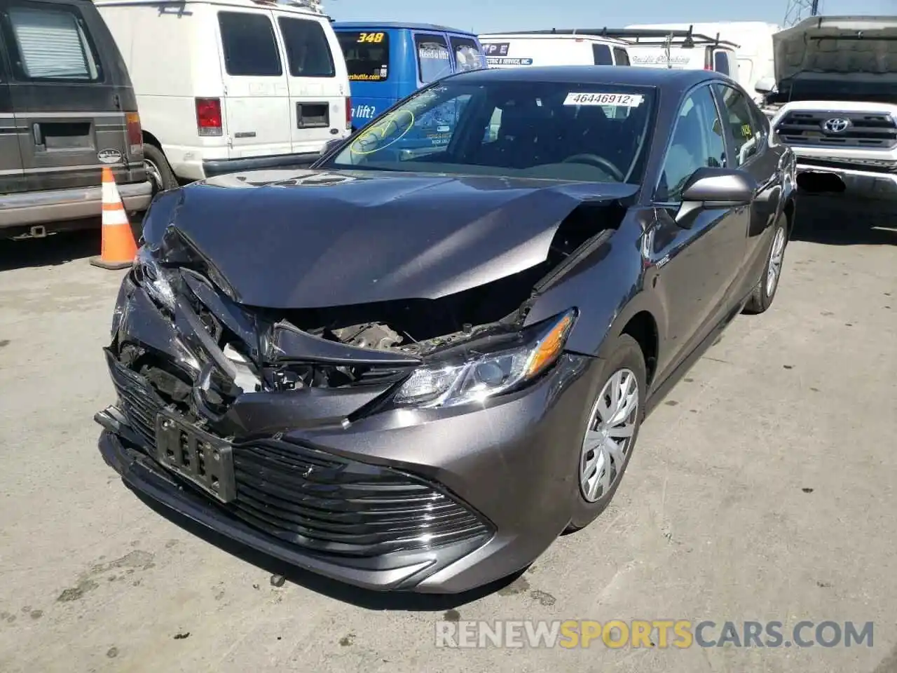 2 Photograph of a damaged car 4T1C31AK6LU018537 TOYOTA CAMRY 2020